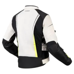 Kurtka tekstylna damska OZONE FLOW LADY BLACK/GREY/FLUO YELLOW czarny szary żółty fluo