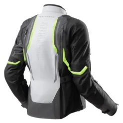 Kurtka tekstylna damska REBELHORN HIKER IV LADY BLACK/GREY/FLUO YELLOW czarny szary żółty fluo