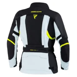 Kurtka tekstylna damska REBELHORN HARDY II LADY GREY/BLACK/FLO YELLOW czarny szary żółty fluo