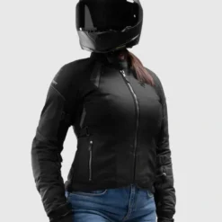 Kurtka tekstylna damska REBELHORN SWIFT LADY BLACK czarny