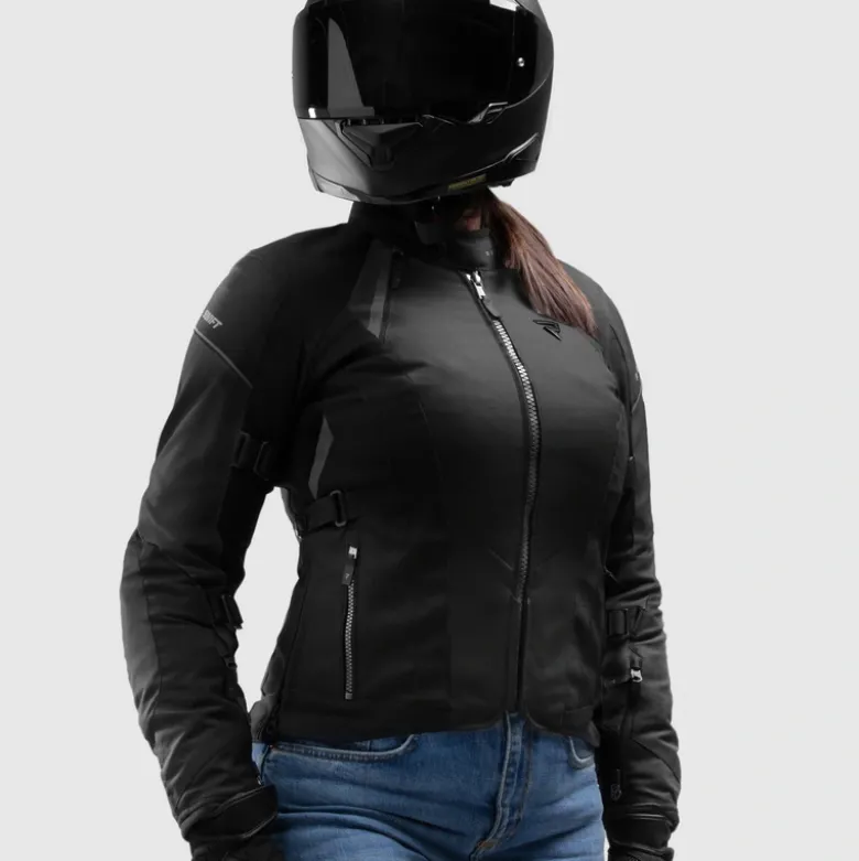 Kurtka tekstylna damska REBELHORN SWIFT LADY BLACK czarny