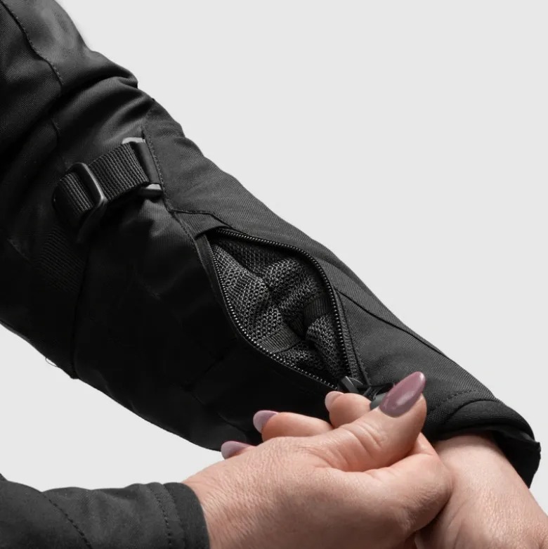 Kurtka tekstylna damska REBELHORN SWIFT LADY BLACK czarny