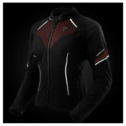 Kurtka tekstylna damska REBELHORN JAX LADY BLACK/RED czarny czerwony