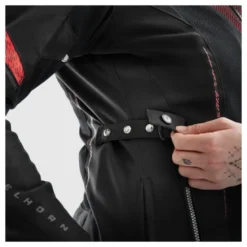 Kurtka tekstylna damska REBELHORN JAX LADY BLACK/RED czarny czerwony