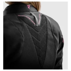 Kurtka tekstylna damska REBELHORN JAX LADY BLACK/PINK czarny różowy
