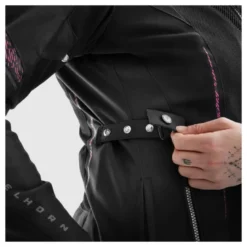 Kurtka tekstylna damska REBELHORN JAX LADY BLACK/PINK czarny różowy