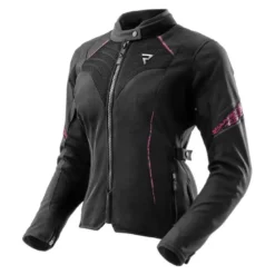 Kurtka tekstylna damska REBELHORN JAX LADY BLACK/PINK czarny różowy