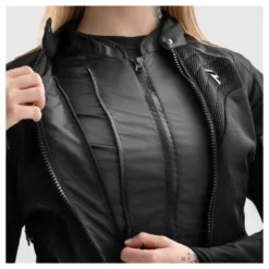 Kurtka tekstylna damska REBELHORN JAX LADY BLACK czarny