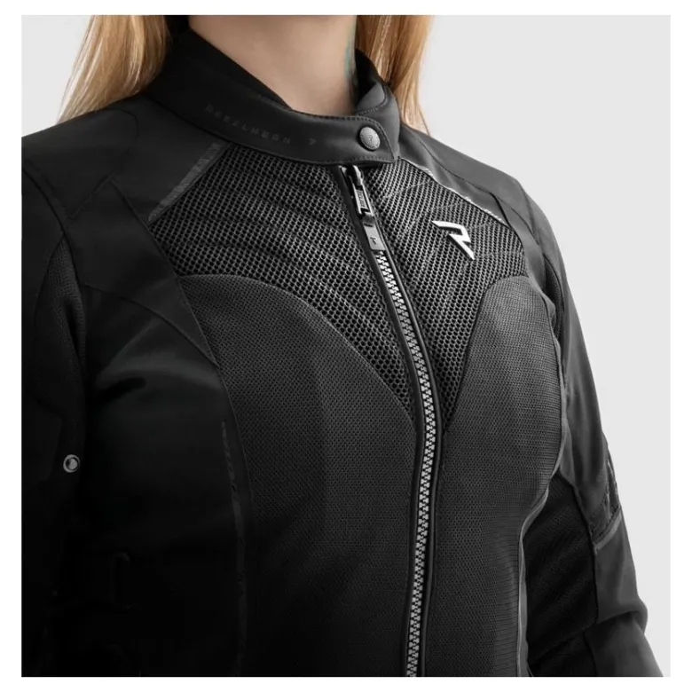 Kurtka tekstylna damska REBELHORN JAX LADY BLACK czarny