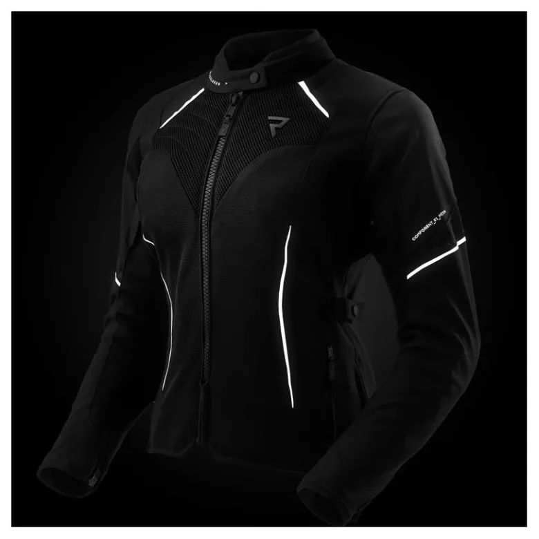 Kurtka tekstylna damska REBELHORN JAX LADY BLACK czarny