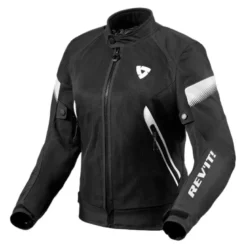 Kurtka tekstylna damska REVIT CONTROL AIR H2O LADY BLACK/WHITE czarny biały
