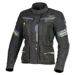 Kurtka tekstylna damska SECA ARRAKIS II LADY BLACK czarny szary żółty fluo