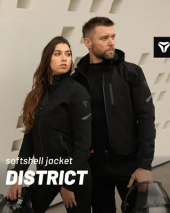 Kurtka tekstylna damska SECA DISTRICT LADY BLACK czarny