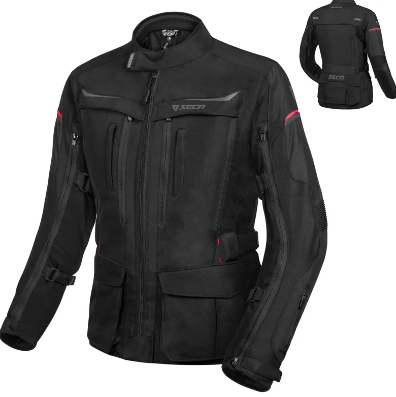 Kurtka tekstylna damska SECA DISCOVERY LADY BLACK czarny