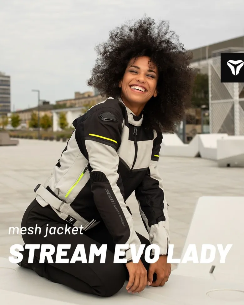 Kurtka tekstylna damska SECA STREAM EVO LADY GREY szary