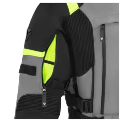 Kurtka tekstylna damska SECA ARRAKIS III LADY TITANIUM szary żółty fluo czarny