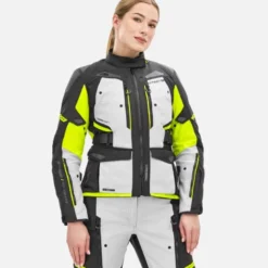 Kurtka tekstylna damska SHIMA DUNE LADY FLUO czarny szary żółty fluo
