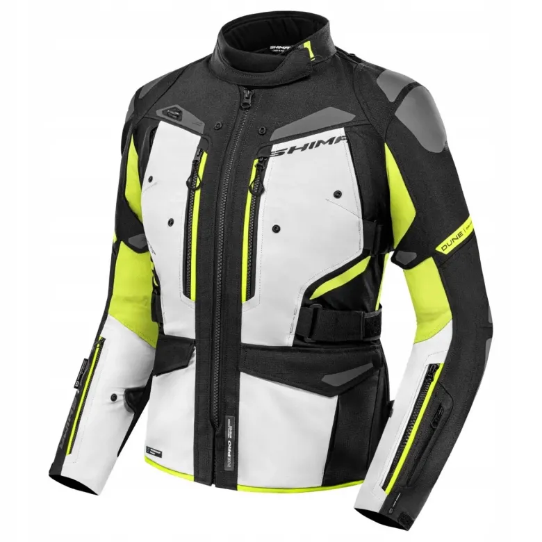 Kurtka tekstylna damska SHIMA DUNE LADY FLUO czarny szary żółty fluo