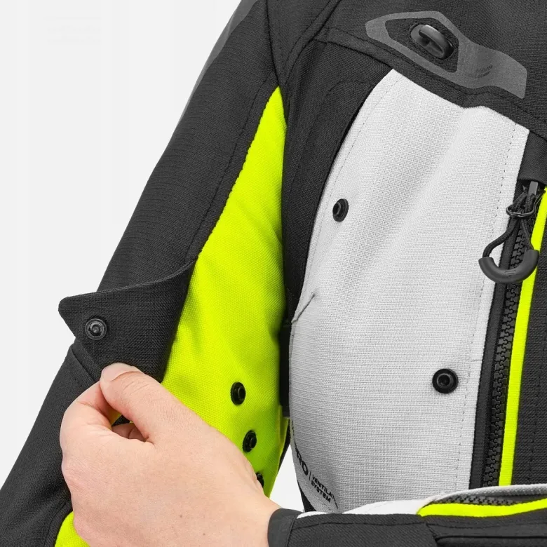 Kurtka tekstylna damska SHIMA DUNE LADY FLUO czarny szary żółty fluo