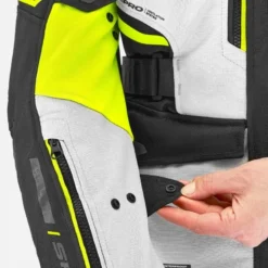 Kurtka tekstylna damska SHIMA DUNE LADY FLUO czarny szary żółty fluo