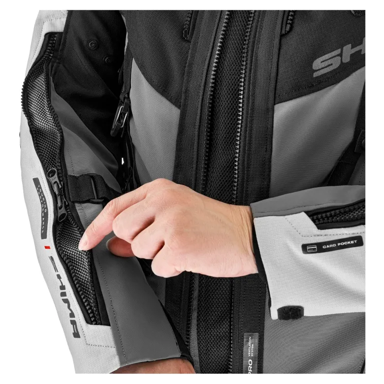 Kurtka tekstylna damska SHIMA TRACKER LADY LIGHT GREY szary