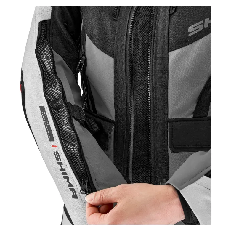 Kurtka tekstylna damska SHIMA TRACKER LADY LIGHT GREY szary
