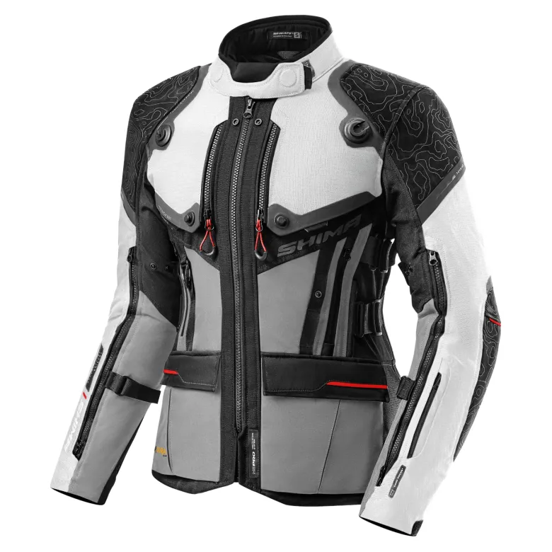 Kurtka tekstylna damska SHIMA TRACKER LADY LIGHT GREY szary