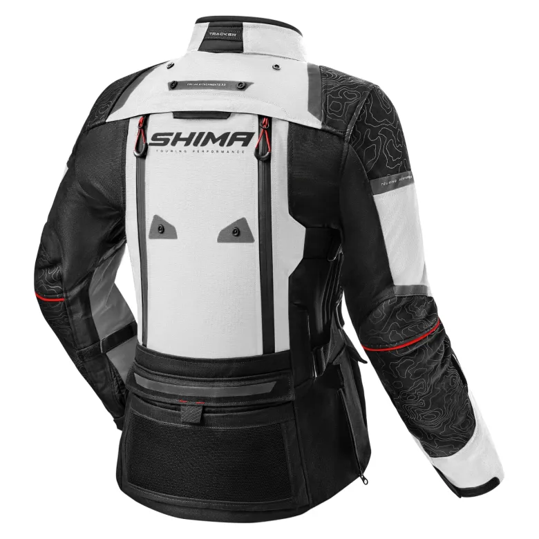 Kurtka tekstylna damska SHIMA TRACKER LADY LIGHT GREY szary