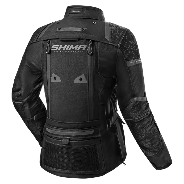 Kurtka tekstylna damska SHIMA TRACKER LADY BLACK czarny