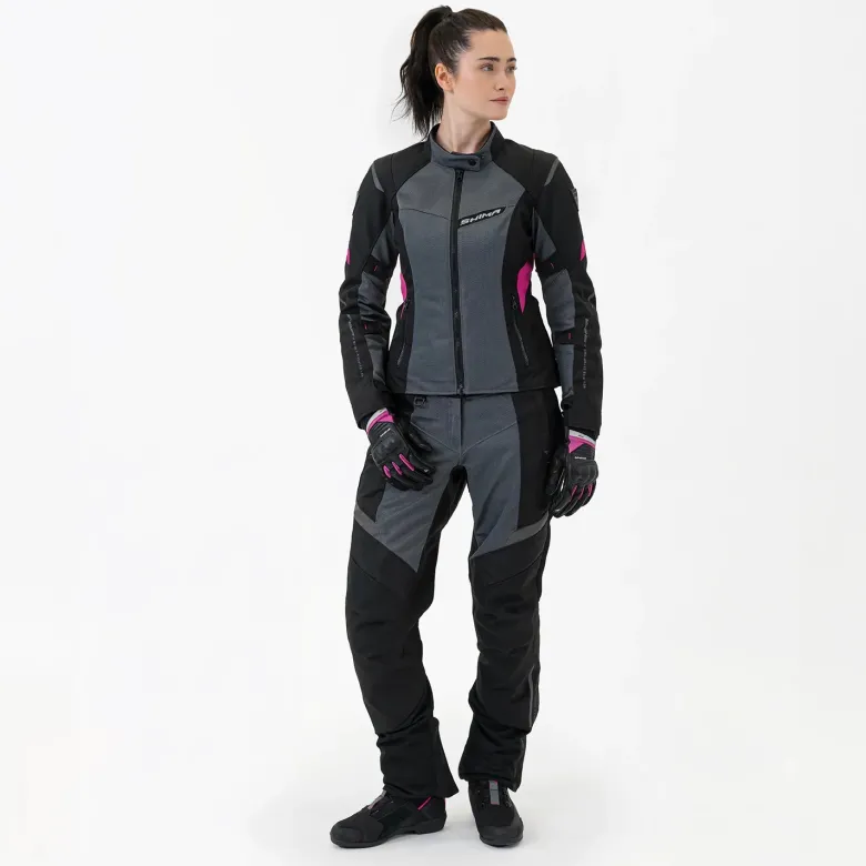Kurtka tekstylna damska SHIMA RUSH 2.0 VENTED LADY PINK szary różowy czarny