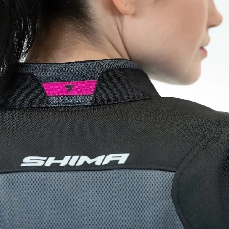 Kurtka tekstylna damska SHIMA RUSH 2.0 VENTED LADY PINK szary różowy czarny