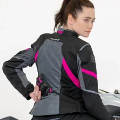 Kurtka tekstylna damska SHIMA RUSH 2.0 VENTED LADY PINK szary różowy czarny