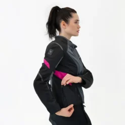 Kurtka tekstylna damska SHIMA RUSH 2.0 VENTED LADY PINK szary różowy czarny