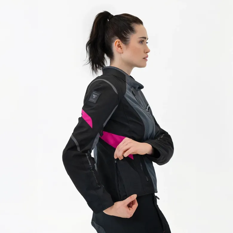 Kurtka tekstylna damska SHIMA RUSH 2.0 VENTED LADY PINK szary różowy czarny