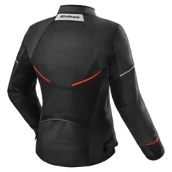 Kurtka tekstylna damska SHIMA X-MESH 2.0 LADY RED czarny czerwony