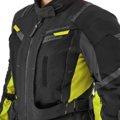 Kurtka tekstylna damska SHIMA HERO 2.0 LADY FLUO czarny szary żółty fluo