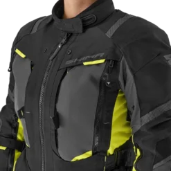 Kurtka tekstylna damska SHIMA HERO 2.0 LADY FLUO czarny szary żółty fluo