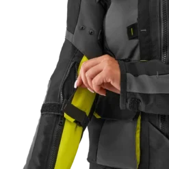 Kurtka tekstylna damska SHIMA HERO 2.0 LADY FLUO czarny szary żółty fluo