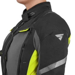 Kurtka tekstylna damska SHIMA HERO 2.0 LADY FLUO czarny szary żółty fluo