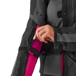 Kurtka tekstylna damska SHIMA HERO 2.0 LADY PINK czarny szary różowy