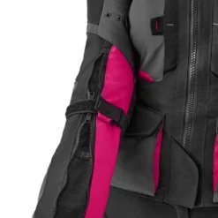Kurtka tekstylna damska SHIMA HERO 2.0 LADY PINK czarny szary różowy