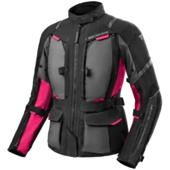 Kurtka tekstylna damska SHIMA HERO 2.0 LADY PINK czarny szary różowy