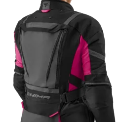 Kurtka tekstylna damska SHIMA HERO 2.0 LADY PINK czarny szary różowy