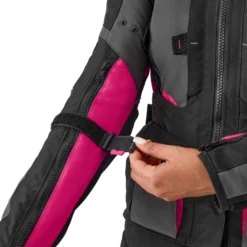 Kurtka tekstylna damska SHIMA HERO 2.0 LADY PINK czarny szary różowy