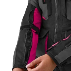 Kurtka tekstylna damska SHIMA HERO 2.0 LADY PINK czarny szary różowy