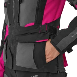 Kurtka tekstylna damska SHIMA HERO 2.0 LADY PINK czarny szary różowy