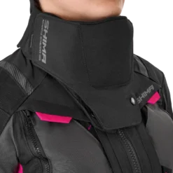 Kurtka tekstylna damska SHIMA HERO 2.0 LADY PINK czarny szary różowy