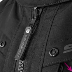 Kurtka tekstylna damska SHIMA HERO 2.0 LADY PINK czarny szary różowy