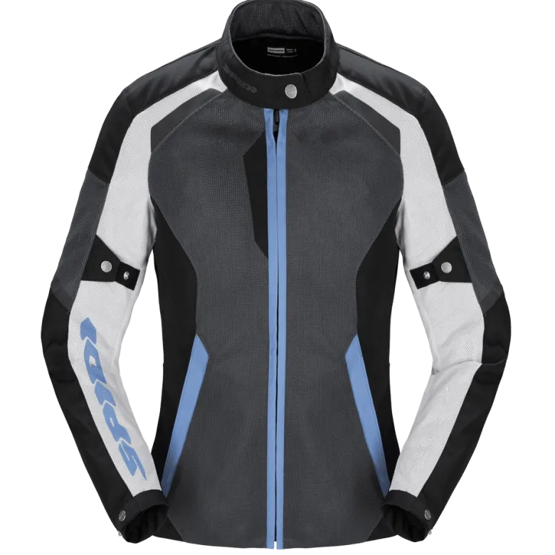 Kurtka tekstylna damska SPIDI TEK NET LADY GRAY/WHITE/PROVENCE szary biały niebieski