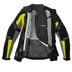 Kurtka tekstylna damska SPIDI 4 SEASON EVO LADY YELLOW FLUO szary czarny żółty fluo